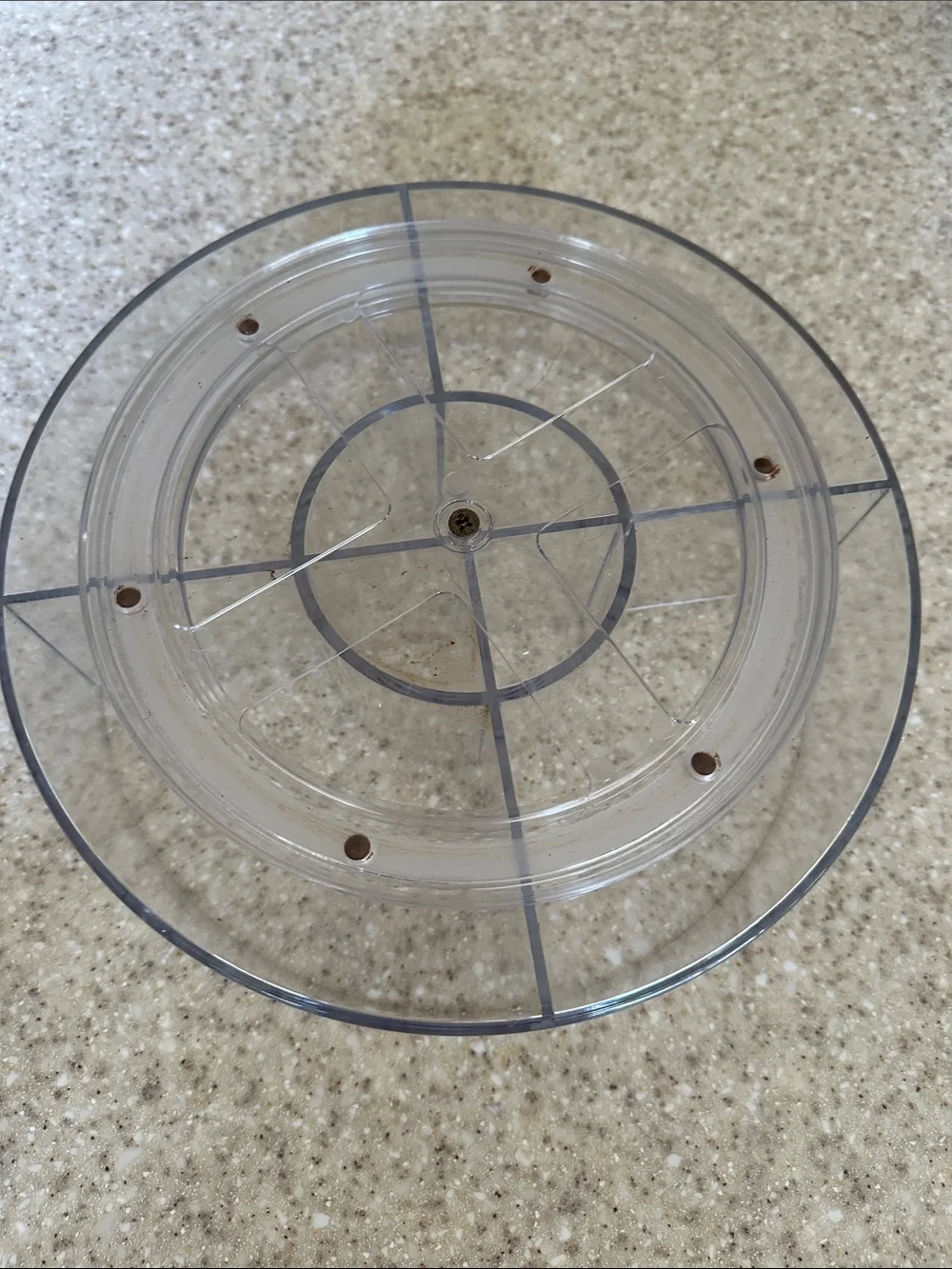i Design Clear Acrylic Cosmetic/Beauty Organizer Carousel